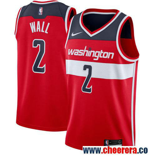 Nike John Wall Washington Wizards red jersey