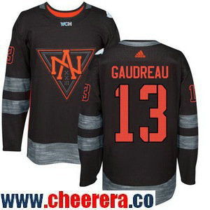 Johnny Gaudreau Team North America black Game jersey