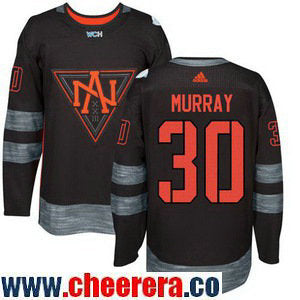 Matt Murray Team North America black Game jersey