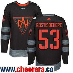Shayne Gostisbehere Team North America black Game jersey