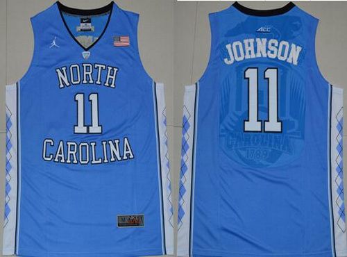 Brice Johnson North Carolina Tar Heels blue jersey