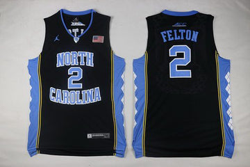 Jalek Felton North Carolina Tar Heels black jersey