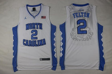 Jalek Felton North Carolina Tar Heels white jersey
