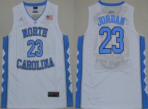 Michael Jordan North Carolina Tar Heels white jersey