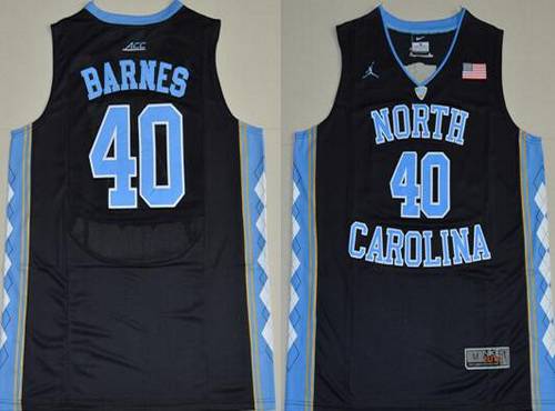 Harrison Barnes North Carolina Tar Heels black jersey