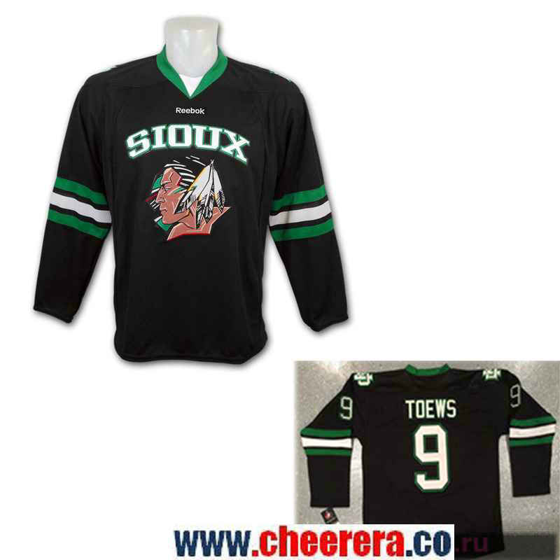 Jonathan Toews North Dakota Fighting Sioux black jersey