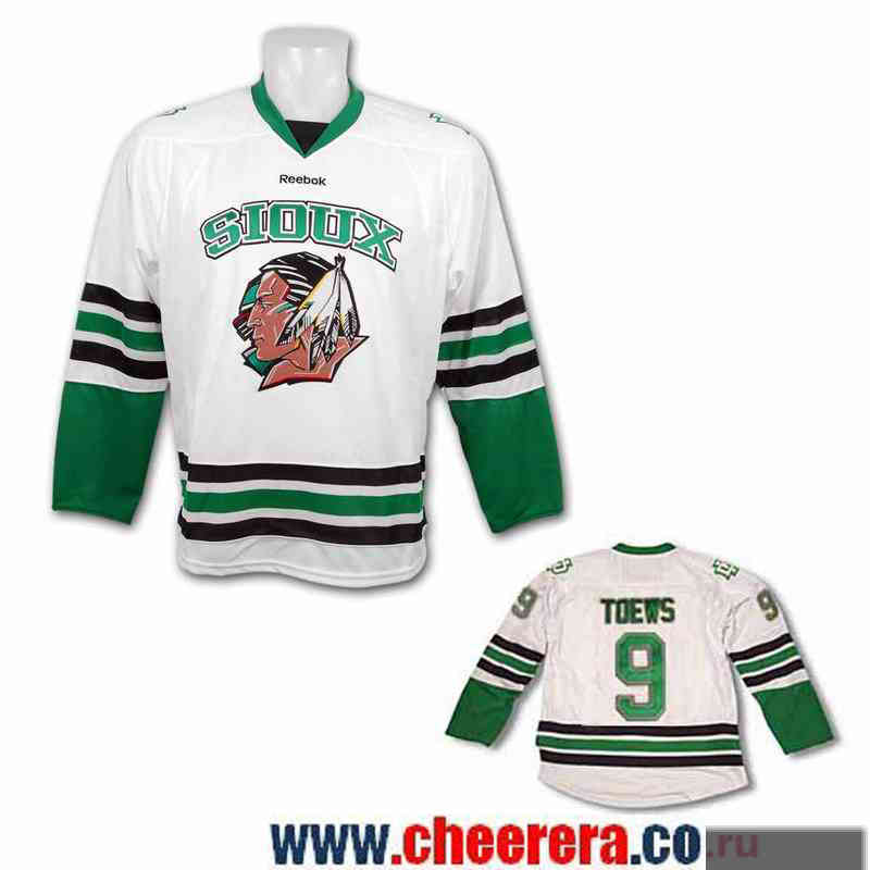 Jonathan Toews North Dakota Fighting Sioux white jersey