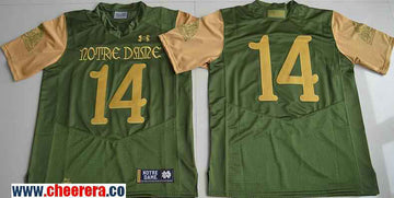 DeShone Kizer Notre Dame Fighting Irish green jersey