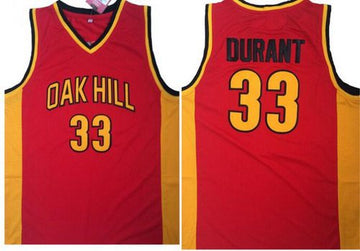 Oak Academy High School Kevin Durant One Tree Hill red jersey