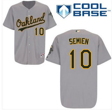Marcus Semien Oakland Athletics gray Road jersey