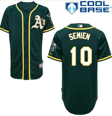 Marcus Semien Oakland Athletics green jersey