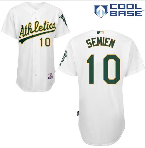 Marcus Semien Oakland Athletics white Home jersey
