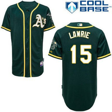 Brett Lawrie Oakland Athletics green jersey