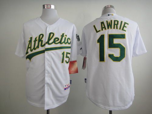 Brett Lawrie Oakland Athletics white jersey