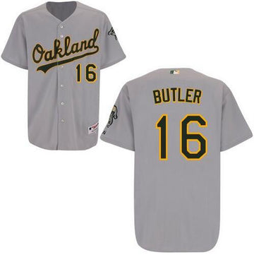 Billy Butler Oakland Athletics gray jersey