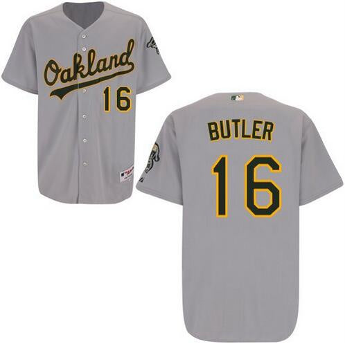 Billy Butler Oakland Athletics gray jersey