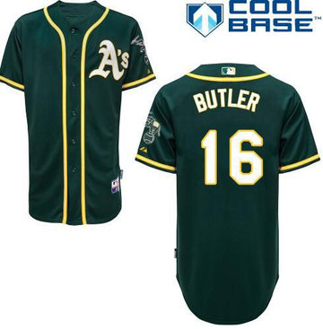 Billy Butler Oakland Athletics green jersey