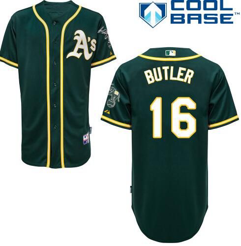 Billy Butler Oakland Athletics green jersey