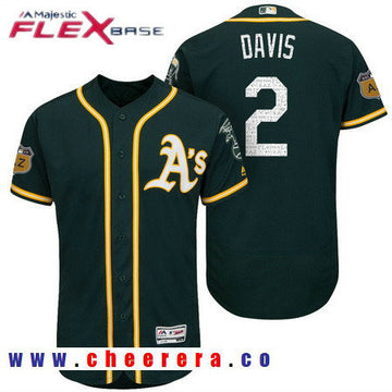 Khris Davis Oakland Athletics green jersey
