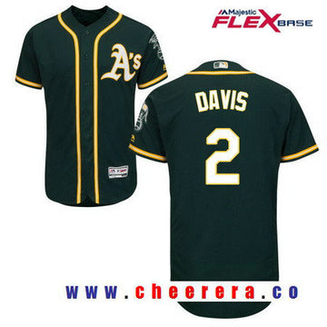 Khris Davis Oakland Athletics green Alternate jersey