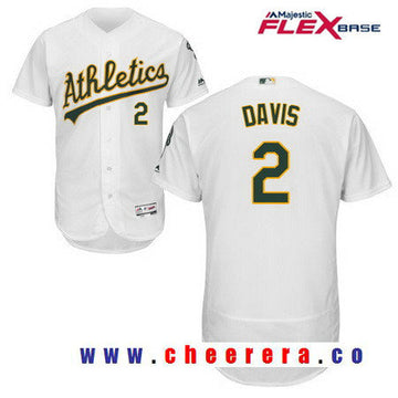 Khris Davis Oakland Athletics white Home jersey