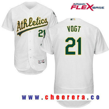 Stephen Vogt Oakland Athletics white Authentic jersey