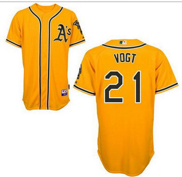 Stephen Oakland Athletics yellow jersey