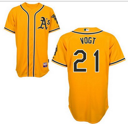 Stephen Oakland Athletics yellow jersey