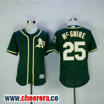Mark Mcgwire Oakland Athletics green jersey