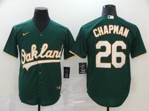 Matt Chapman Oakland Athletics green jersey