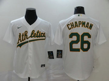 Matt Chapman Oakland Athletics white jersey