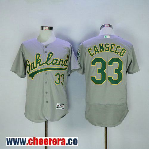 Jose Canseco Oakland Athletics gray Road jersey