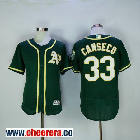 Jose Canseco Oakland Athletics green jersey