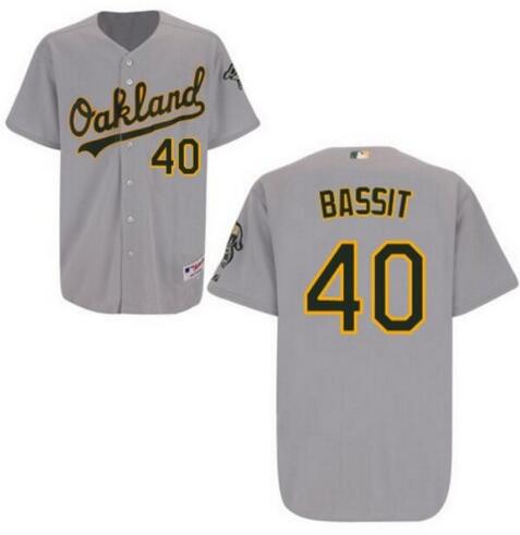 Chris Bassitt Oakland Athletics gray Road jersey