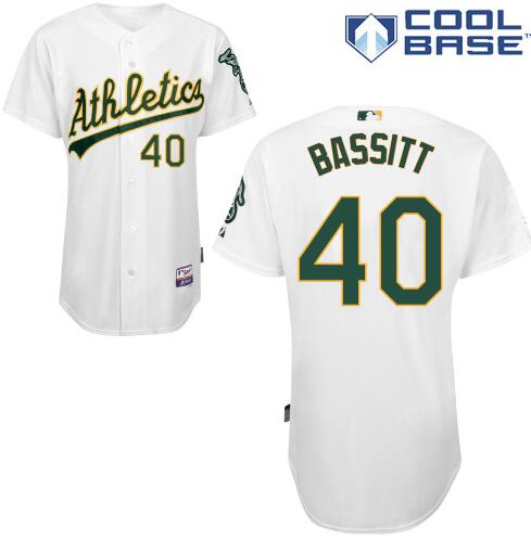 Chris Bassitt Oakland Athletics white Home jersey