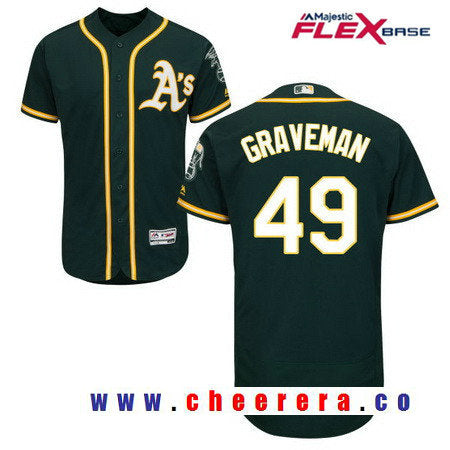 Kendall Graveman Oakland Athletics green Alternate jersey