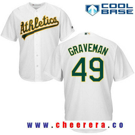 Kendall Graveman Oakland Athletics white Home jersey