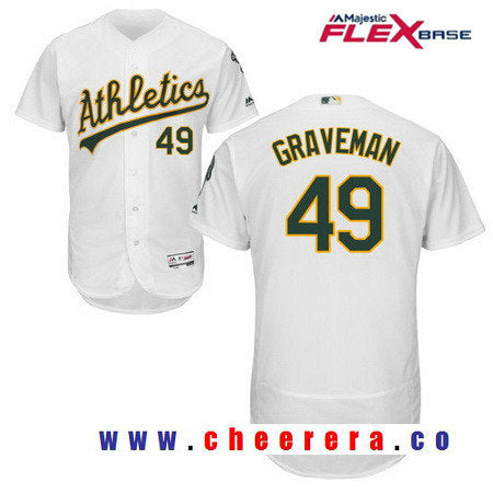 Kendall Graveman Oakland Athletics white Home jersey