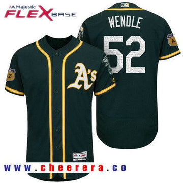 Joey Wendle Oakland Athletics green jersey