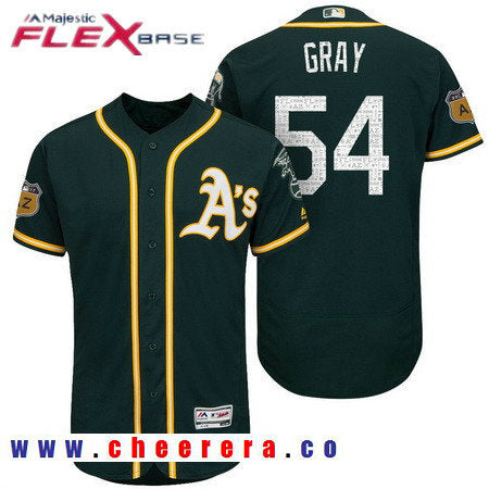 Sonny Gray Oakland Athletics green jersey
