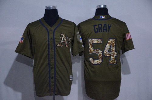 Sonny Gray Oakland Athletics green Salute To Service jersey