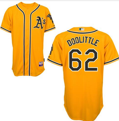 Sean Doolittle Oakland Athletics yellow jersey