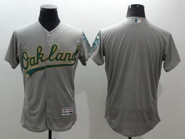 Custom Oakland Athletics gray jersey