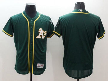 Custom Oakland Athletics green jersey