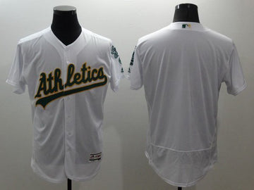 Custom Oakland Athletics white jersey