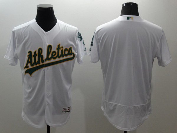 Custom Oakland Athletics white jersey