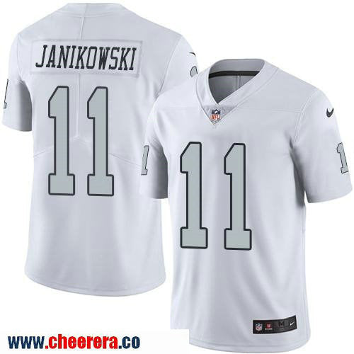 Sebastian Janikowski Las Vegas Raiders white Color Rush jersey