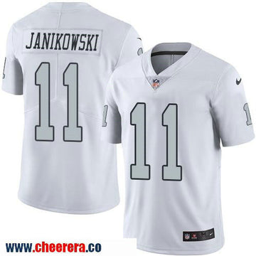 Sebastian Janikowski Las Vegas Raiders white Color Rush jersey