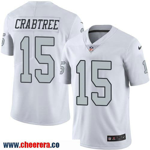 Michael Crabtree Las Vegas Raiders white Color Rush jersey