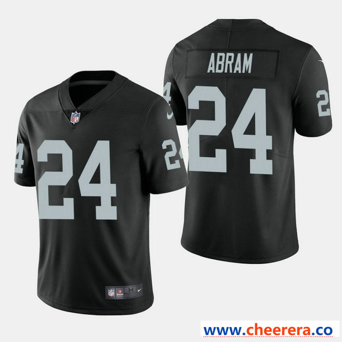 Johnathan Abram Las Vegas Raiders black Vapor jersey